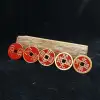 A set of 2.8cm red copper coins of the Five Great Emperors of China by Zhonggong Craft Application Scenario
